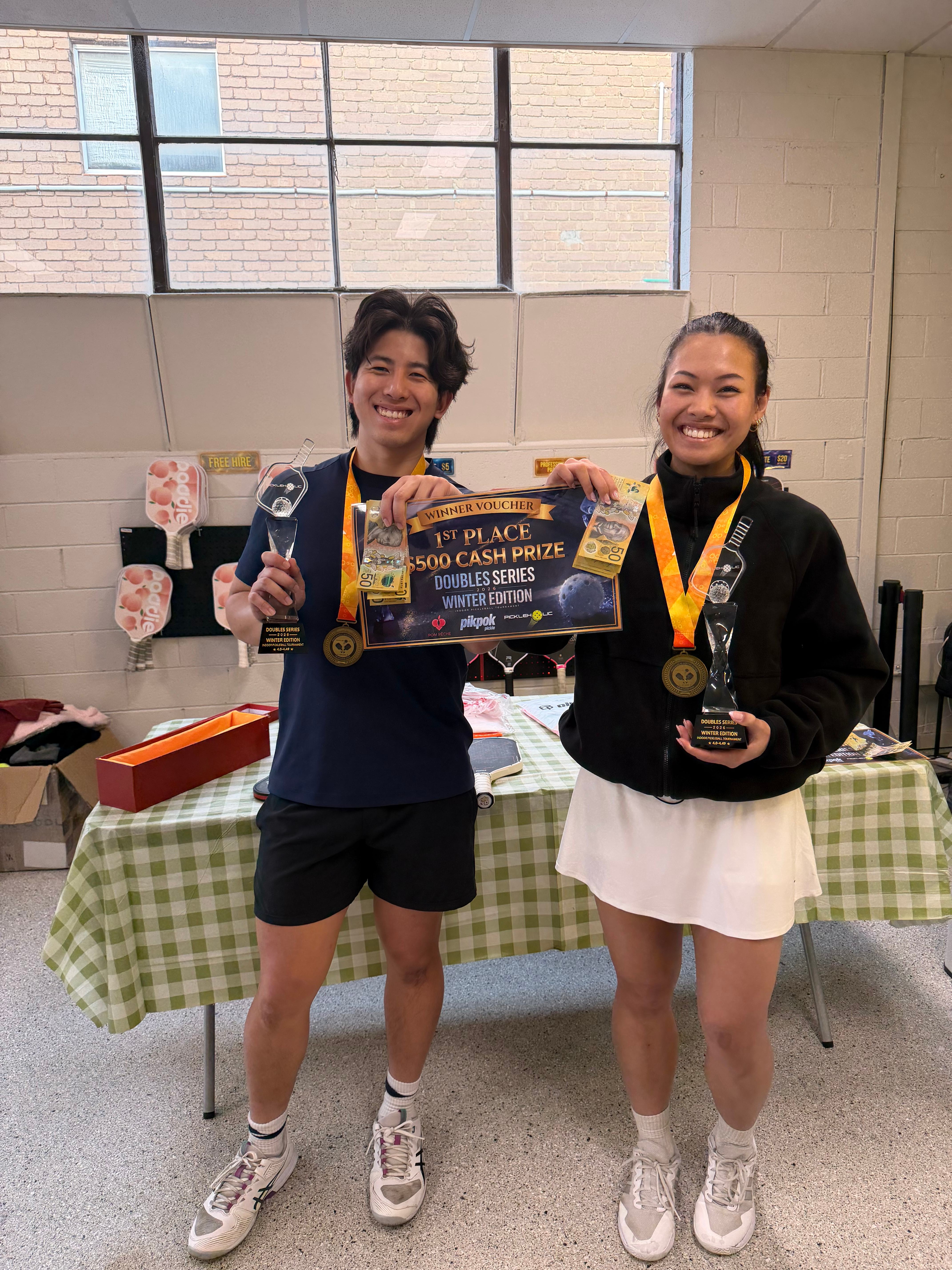 Winter Edition doubles champions with $500 cash prize