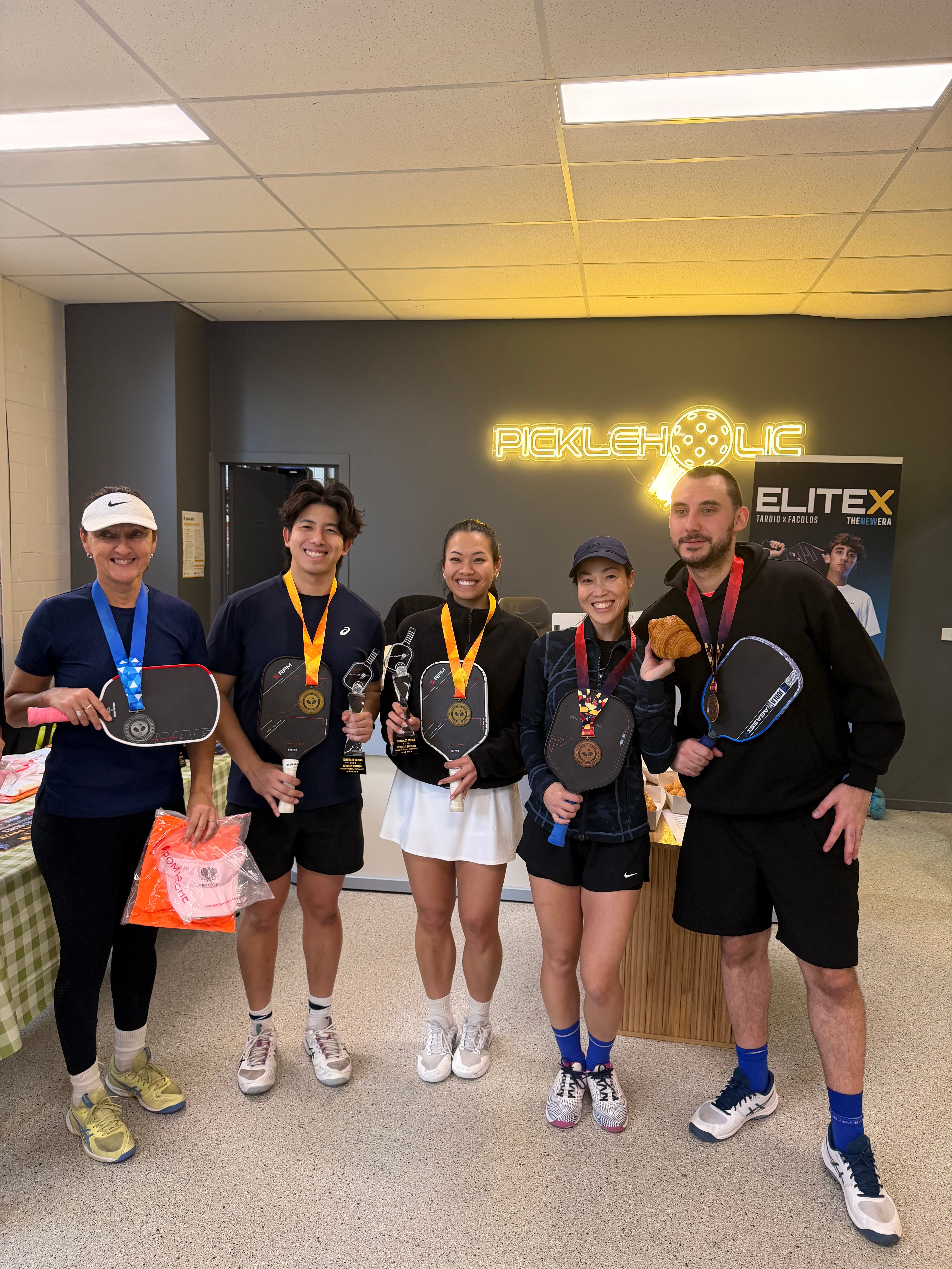 Winter Edition mixed doubles medallists